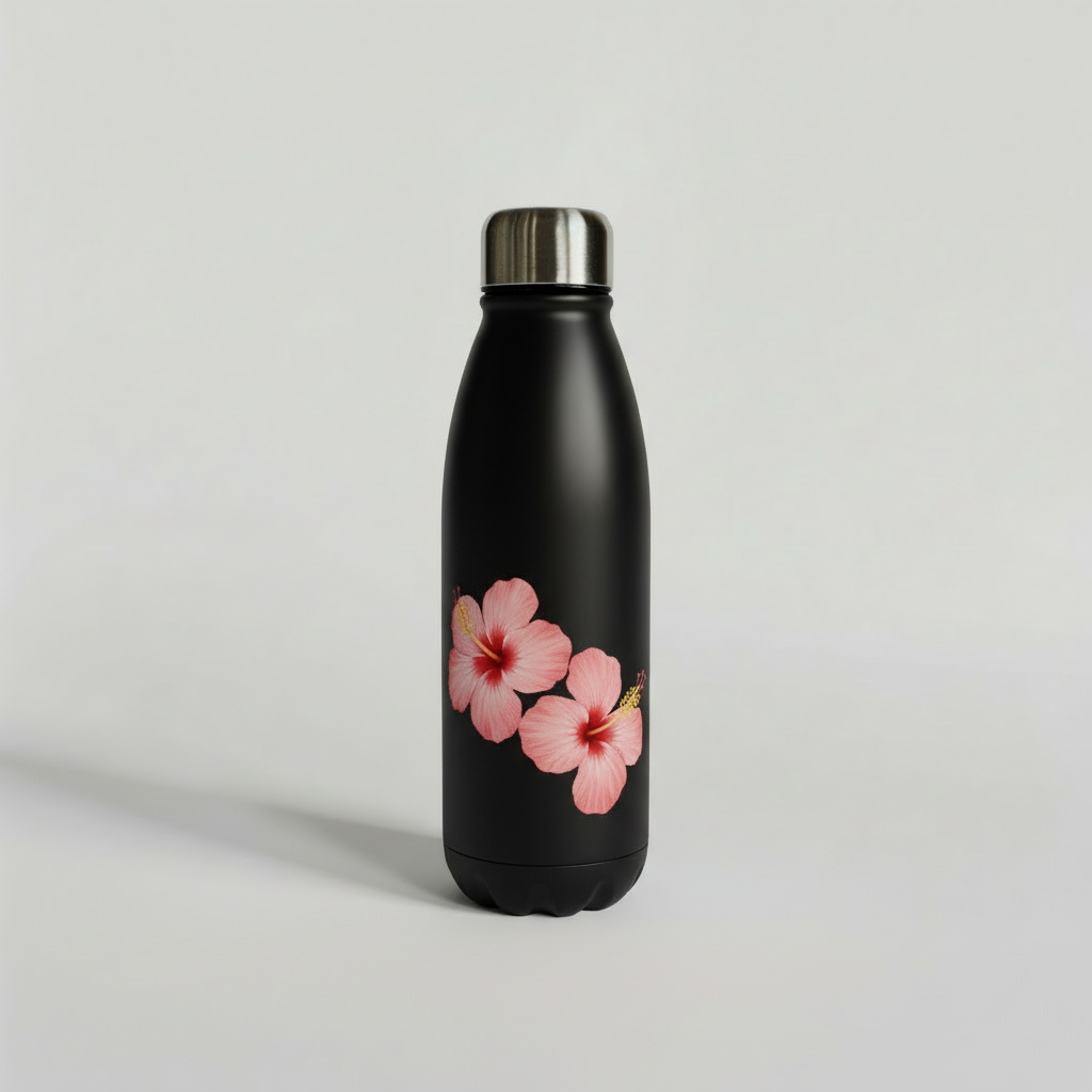 Hibiscus Insulated Water Bottle