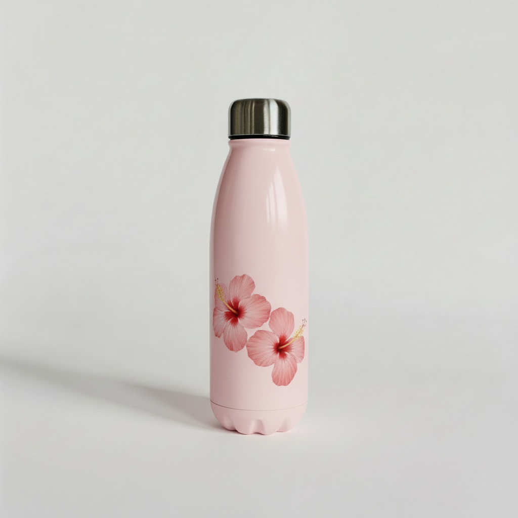 Hibiscus Insulated Water Bottle